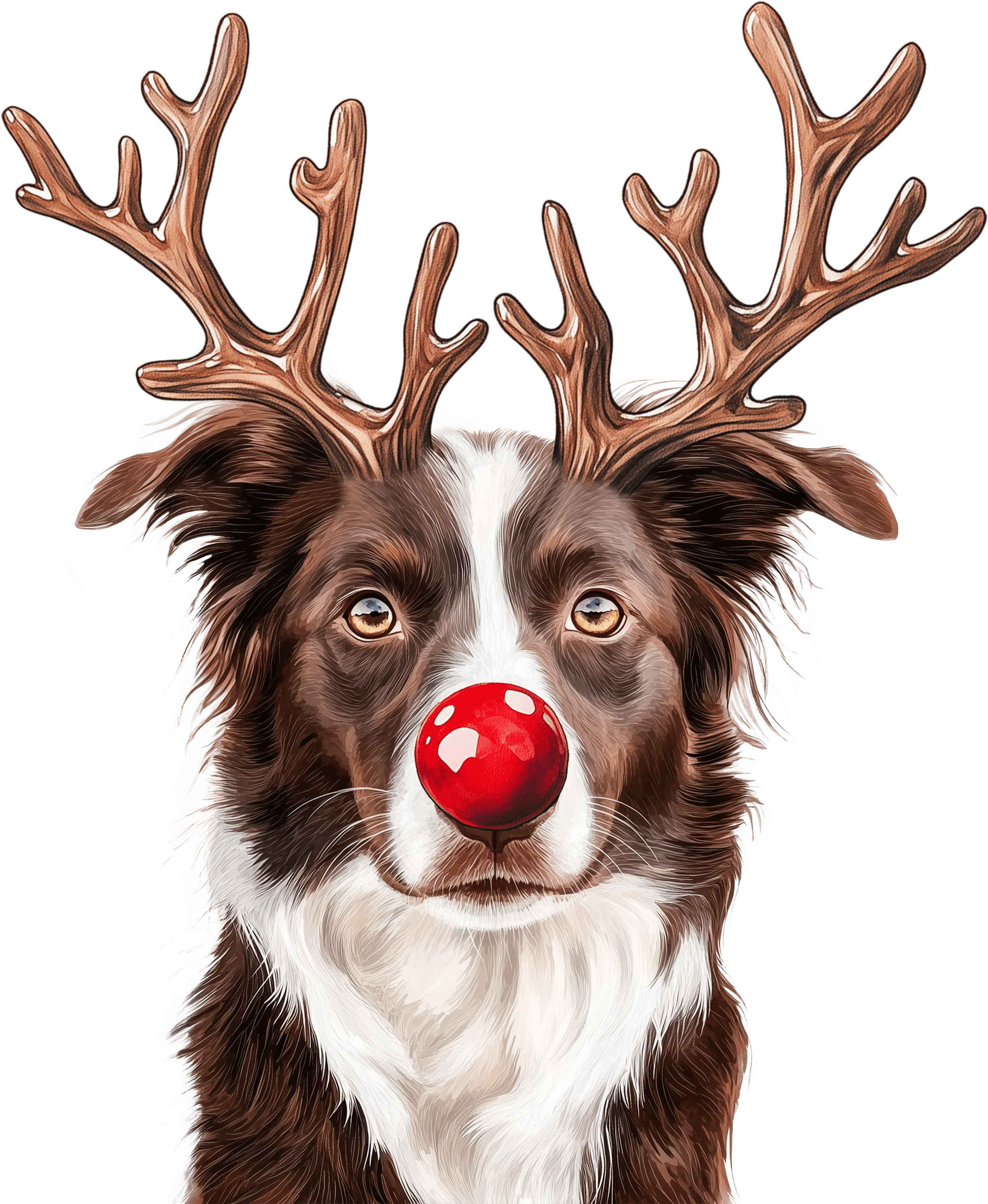 Border Collie Christmas tee (Mens, Ladies and Kids) - Image 5