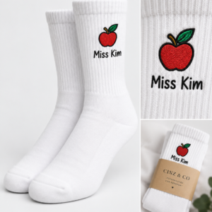 Personalised Apple Socks
