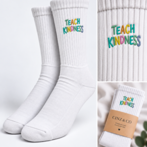 Personalised Teach Kindness Socks