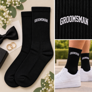 Personalised Groomsman Socks
