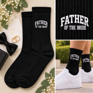 Personalised Father of the Bride Socks