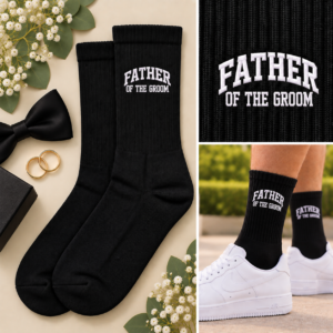 Personalised Father of the Groom Socks
