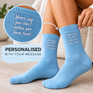 Personalised Message Socks